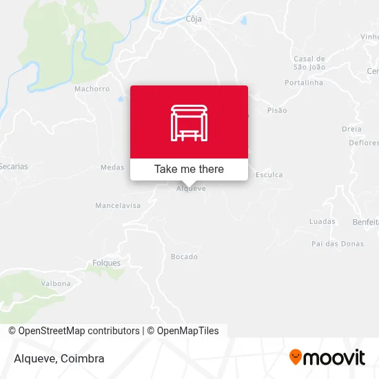Alqueve map