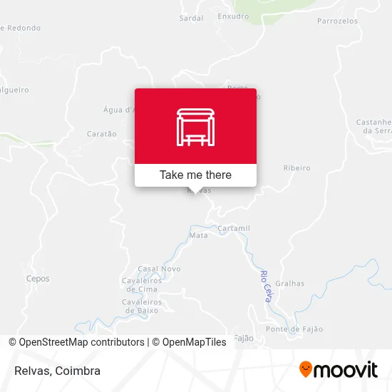 Relvas map