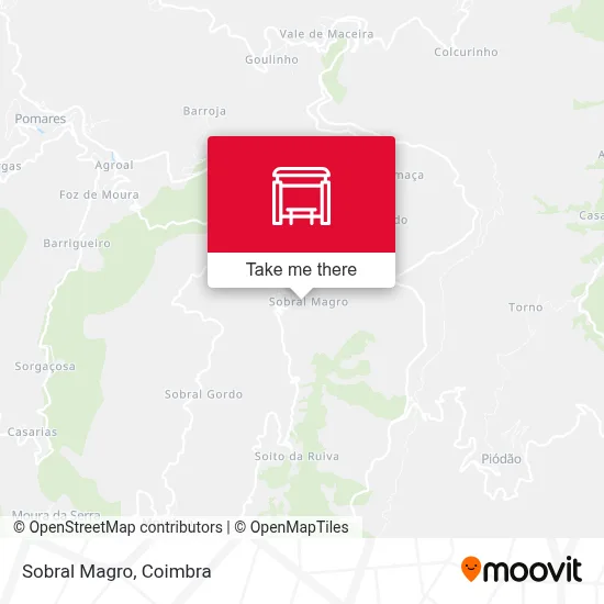 Sobral Magro map