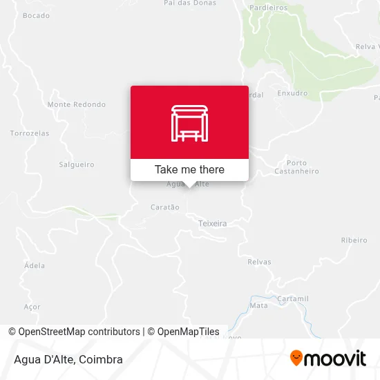 Agua D'Alte map