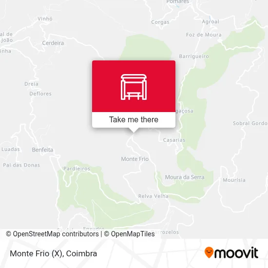 Monte Frio (X) map