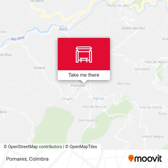Pomares map