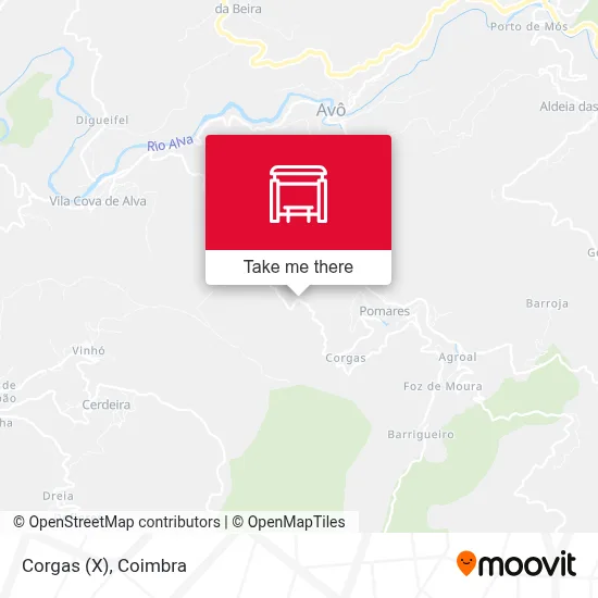 Corgas (X) map
