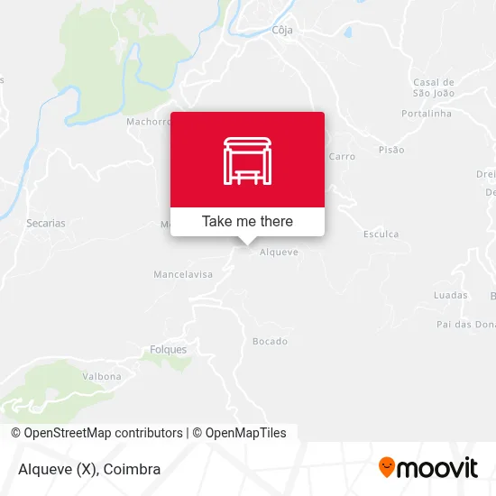 Alqueve (X) map