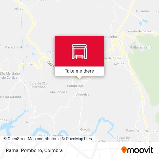 Ramal Pombeiro map