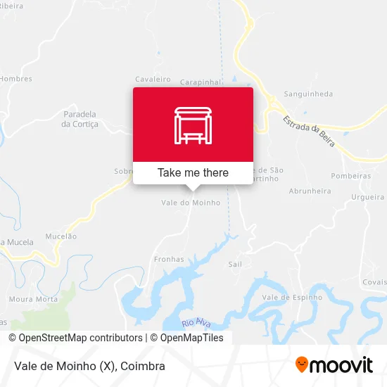 Vale de Moinho (X) map
