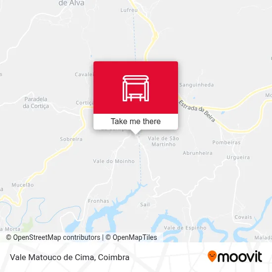 Vale Matouco de Cima map
