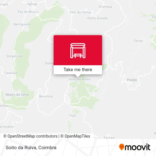 Soito da Ruiva map
