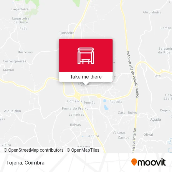 Tojeira map