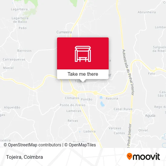 Tojeira map