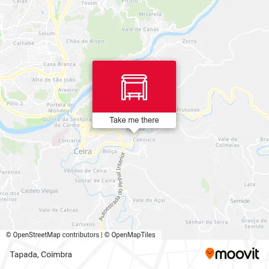 Tapada map