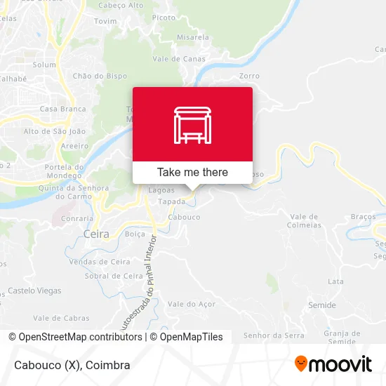 Cabouco (X) map