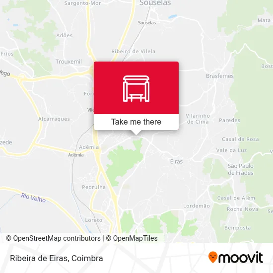 Ribeira de Eiras map