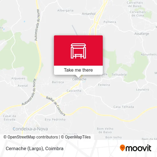 Cernache (Largo) map