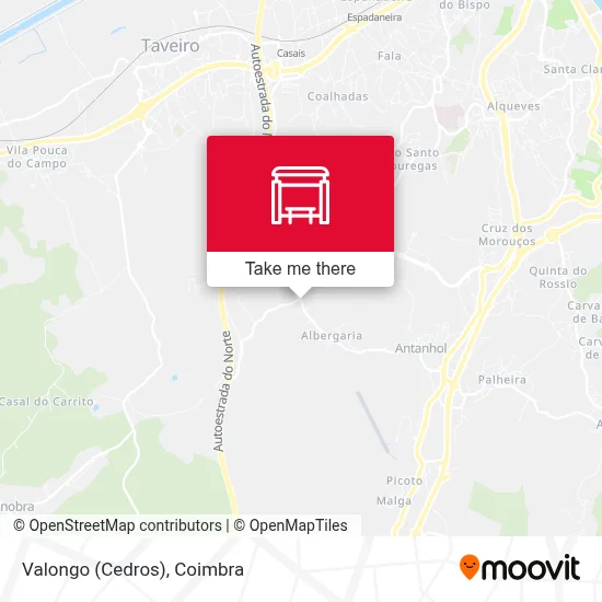 Valongo (Cedros) map