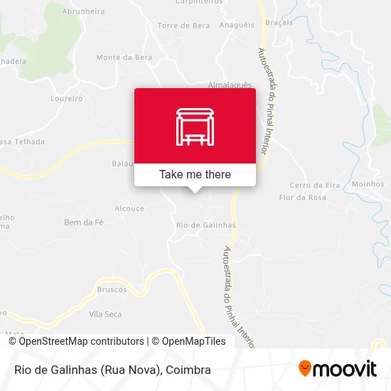 Rio de Galinhas (Rua Nova) mapa
