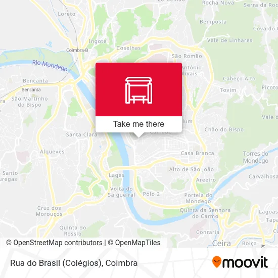 Rua do Brasil (Colégios) map