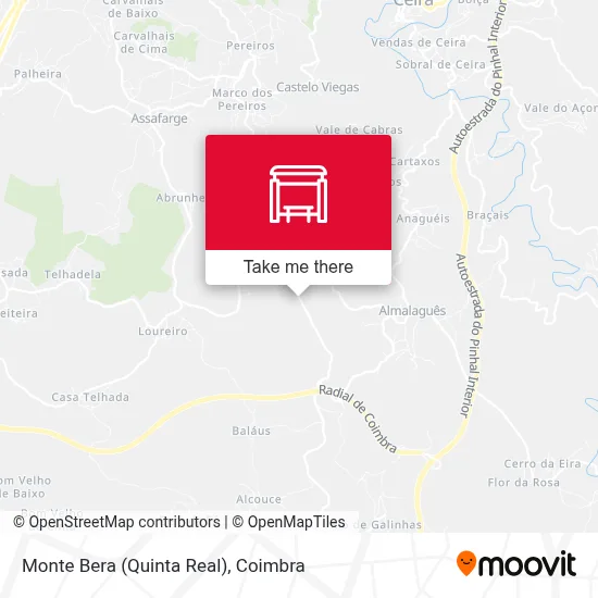 Monte Bera (Quinta Real) map