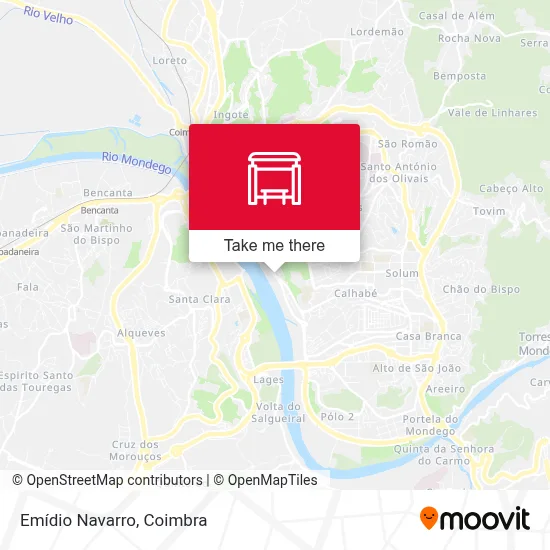 Emídio Navarro map