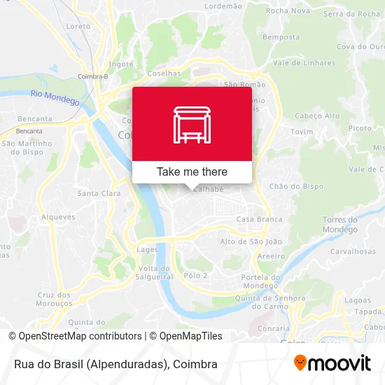 Rua do Brasil (Alpenduradas) map