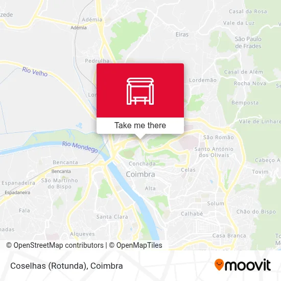 Coselhas (Rotunda) map