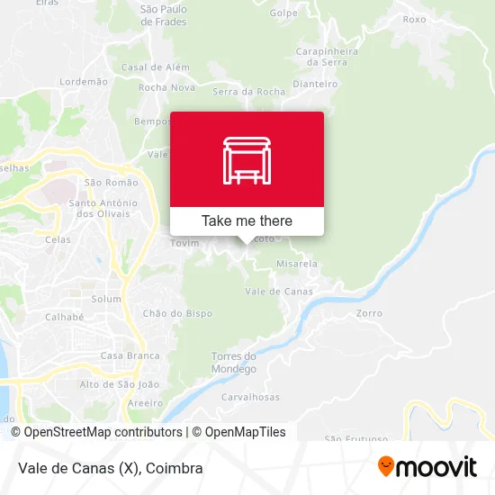 Vale de Canas (X) map