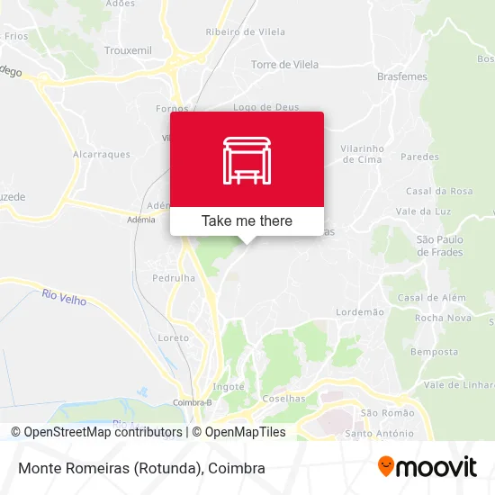 Monte Romeiras (Rotunda) map