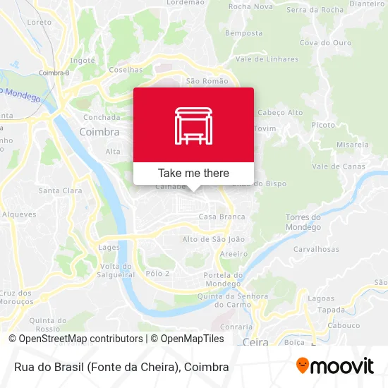 Rua do Brasil (Fonte da Cheira) map