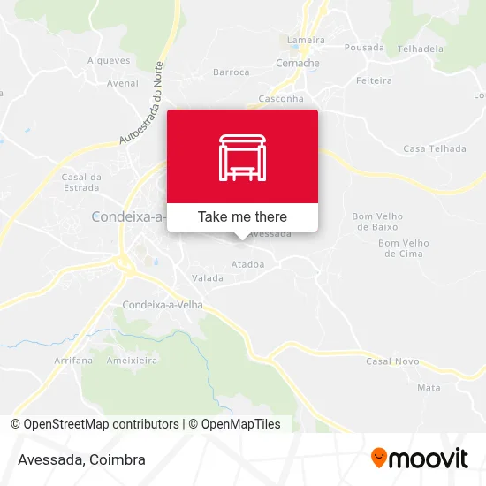 Avessada map