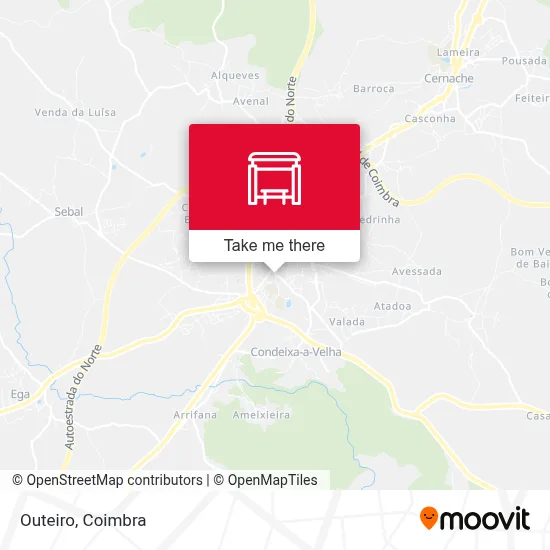 Outeiro map
