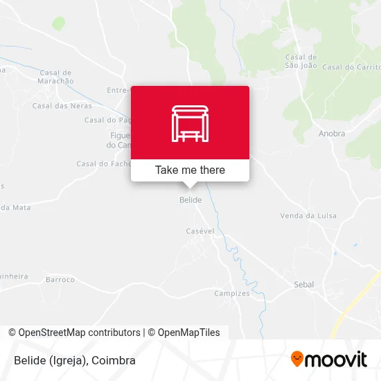 Belide (Igreja) map