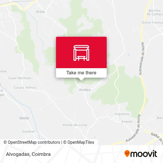Alvogadas map