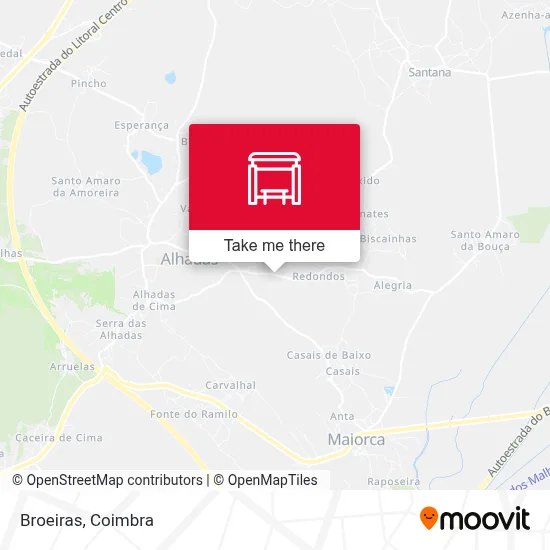 Broeiras map