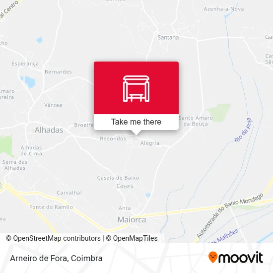 Arneiro de Fora map