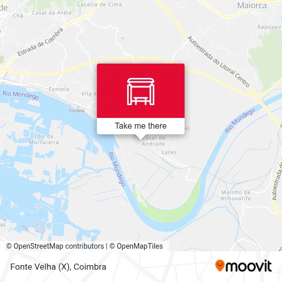 Fonte Velha (X) map