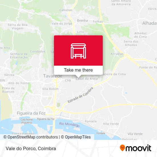 Vale do Porco map