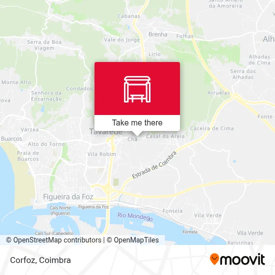 Corfoz map