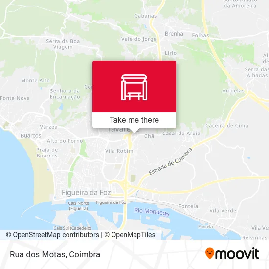 Rua dos Motas map
