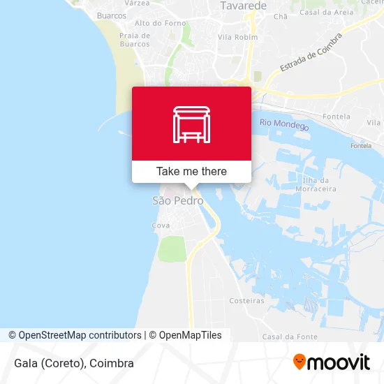 Gala (Coreto) map