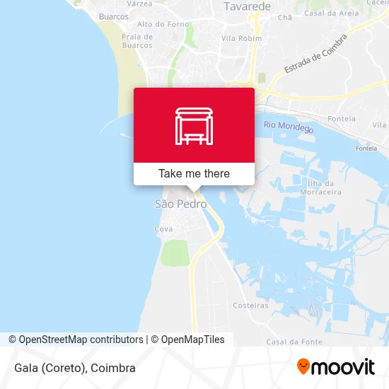 Gala (Coreto) map
