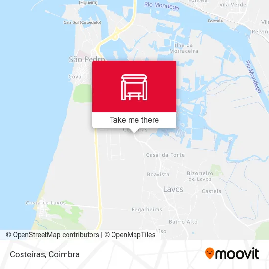 Costeiras map
