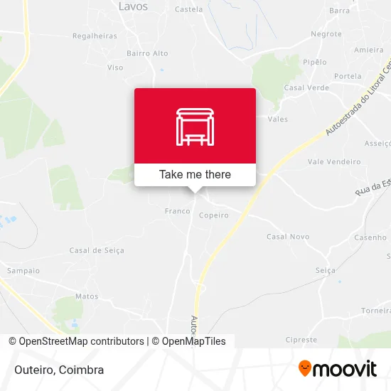Outeiro map