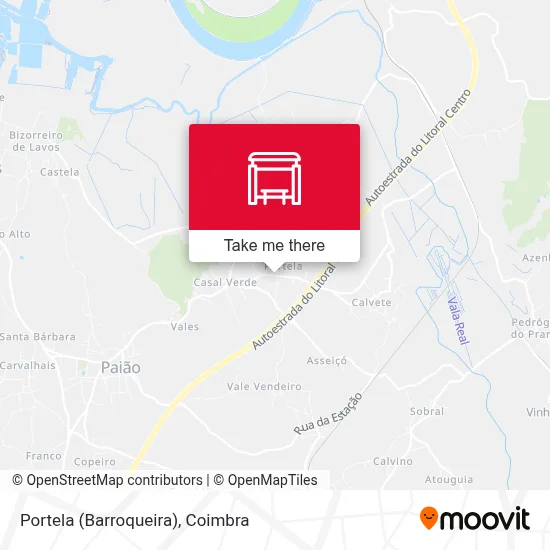 Portela (Barroqueira) map