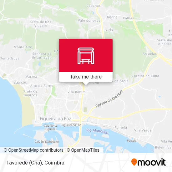 Tavarede (Chã) map
