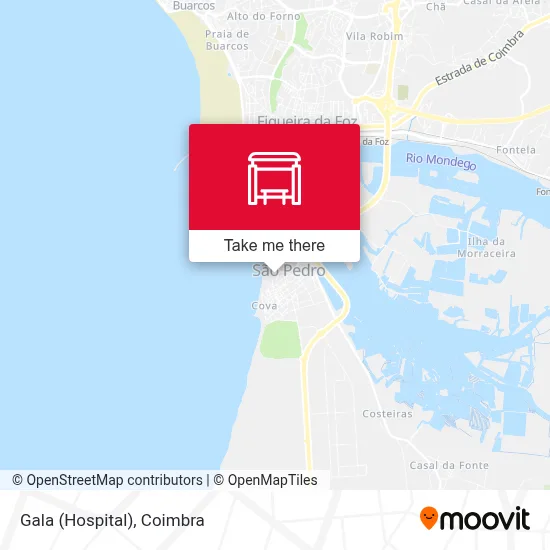 Gala (Hospital) map