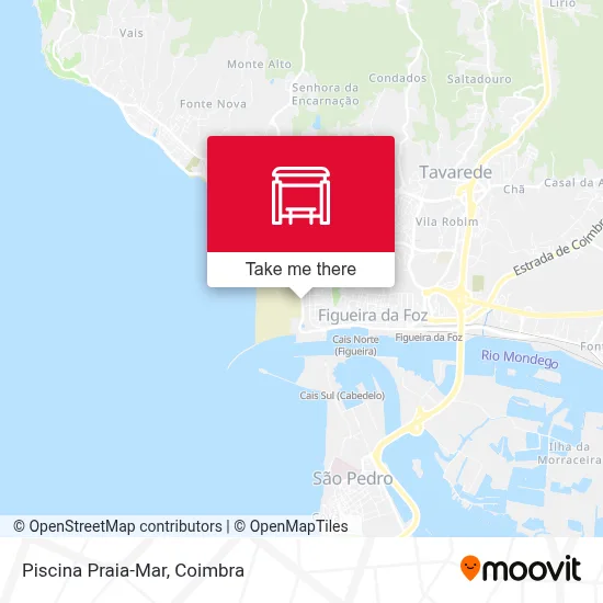 Piscina Praia-Mar map