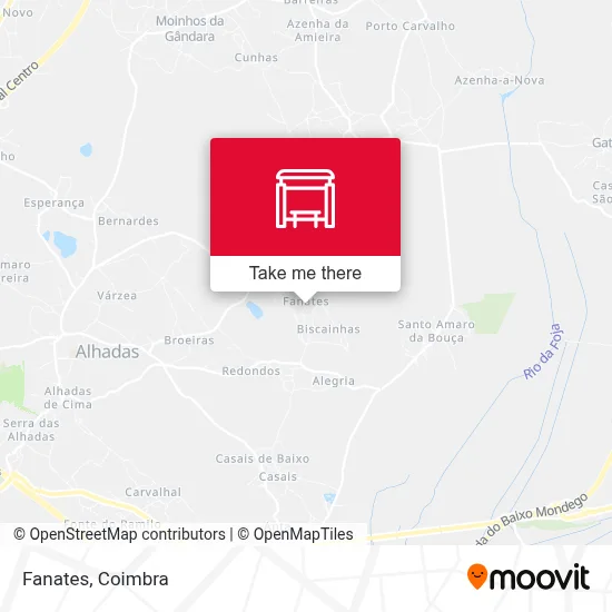 Fanates map