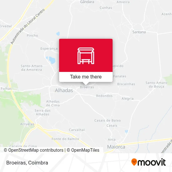 Broeiras map