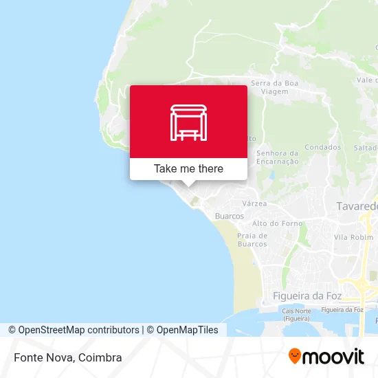 Fonte Nova map