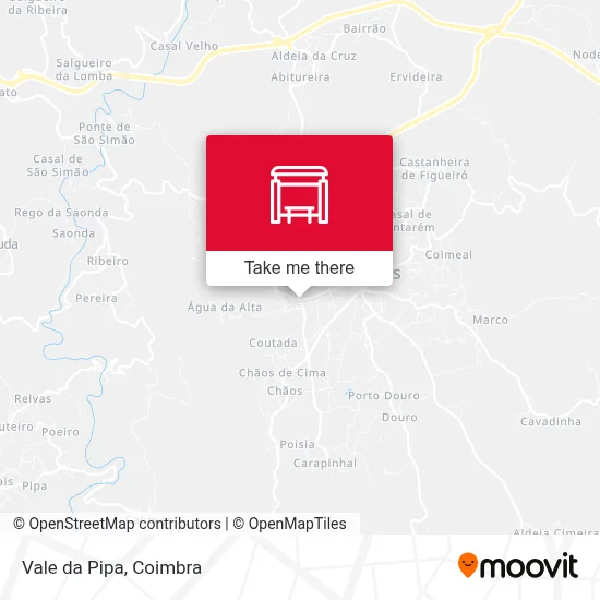 Vale da Pipa map